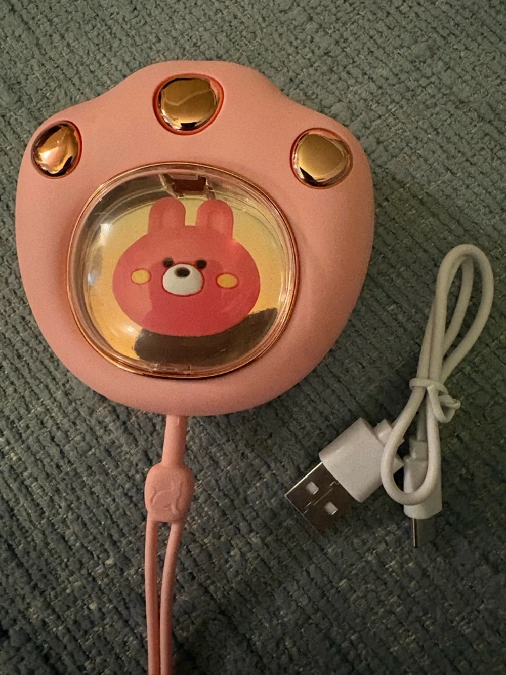 Rechargeable Cute Cat Paw Electric Hand Warmer Portable and Reusable NWT - Picture 2 of 2